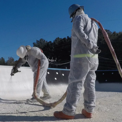 Mc Intosh Sprayers on Roof